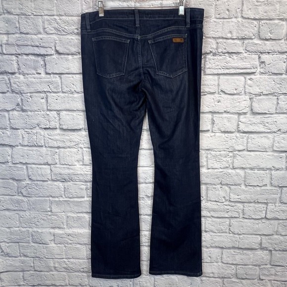 Joes Women Blue Curvy Bootcut Dark Taylor Wash Denim Jeans Size 32 (34X32) - Picture 3 of 16